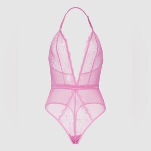 Frederick's Saffron Floral Lace Teddy